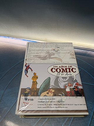 Lote de dvds, 100 años del comic. El noveno 9º arte: 6 DVDs en estuche
