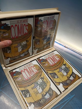 Lote de dvds, 100 años del comic. El noveno 9º arte: 6 DVDs en estuche