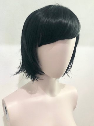 Peluca morena pelo corto