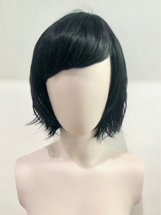 Peluca morena pelo corto