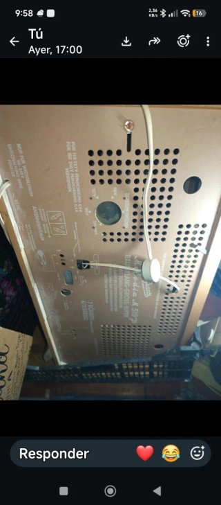 Radio antigua en Graetz Melodia M 518 válvulas