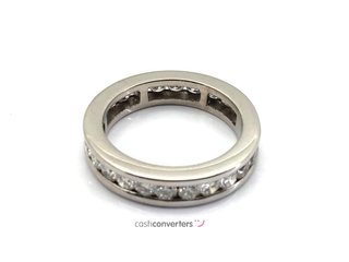anillo oro 18k con piedra con diamante