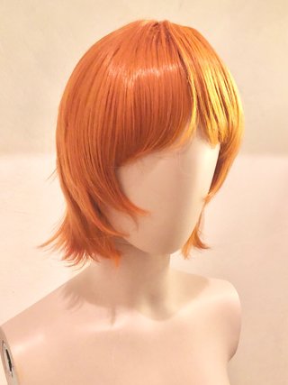 Peluca pelirroja pelo corto