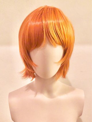 Peluca pelirroja pelo corto