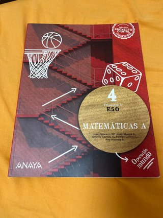 Matemáticas A. 4o de ESO