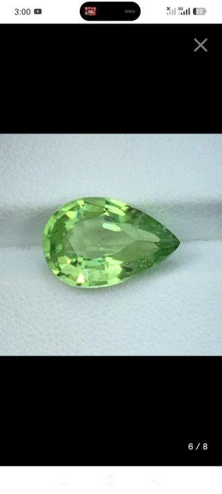 Peridoto Natural 5.30 ct -Certificado IGI-