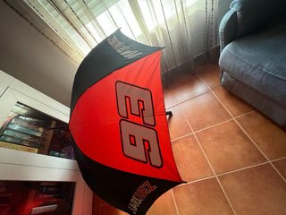 Paraguas Marc Márquez 93 Rojo y Negro
