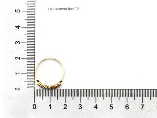anillo oro 18k con piedra con diamante