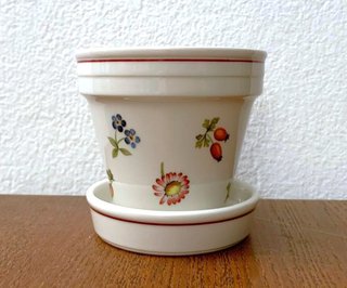 VILLEROY & BOCH - Vaso e sottovaso PETITE FLEUR