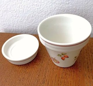 VILLEROY & BOCH - Vaso e piattino PETITE FLEUR