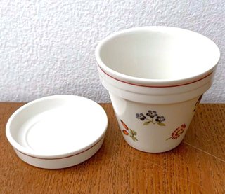 VILLEROY & BOCH - Vaso e piattino PETITE FLEUR