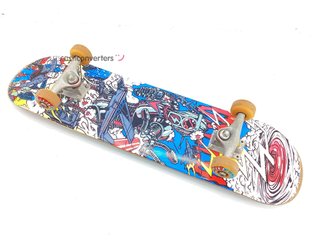 patinete oxelo skateboard completo 54mm 92a
