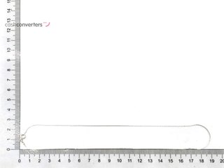 cadena plata 925mm 20cm