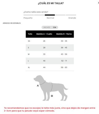 Arnés reversible Dukier Chuches perro