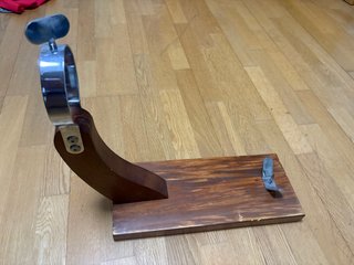 Soporte Jamonero Madera y Metal