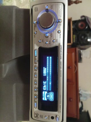 Radio Sony CDX-F7760S Plata