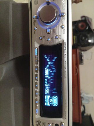 Radio Sony CDX-F7760S Plata