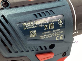 taladro a bateria bosch gsr 12v-30