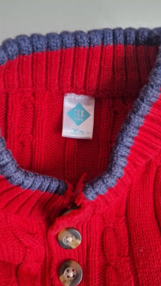 Jersey rojo 36 meses