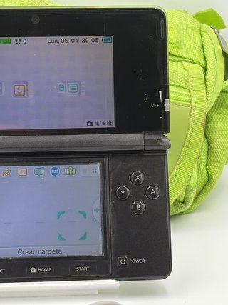 Nintendo 3DS Nera con Caricatore