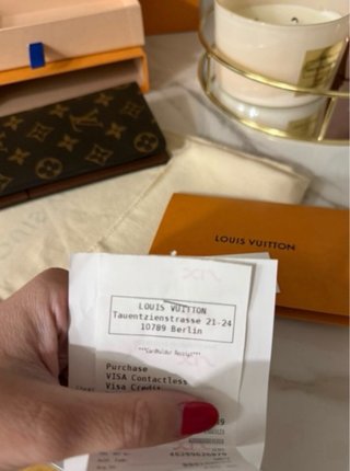 Cartera Louis Vuitton Original Beige