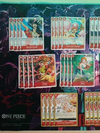 Lote 44 cartas ST31 + 10 DON + Líder