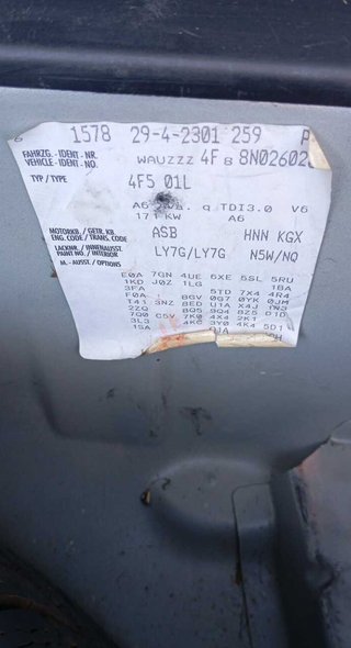 468036 piloto tras izq audi a6 avant (4f5) 3.0 tdi