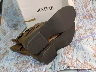 Botas Justfab Marrones Talla 43 (BM04)