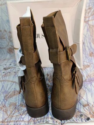 Botas Justfab Marrones Talla 43 (BM04)