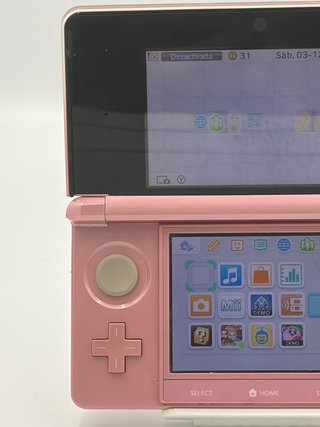 Nintendo 3DS Rosa con fallo