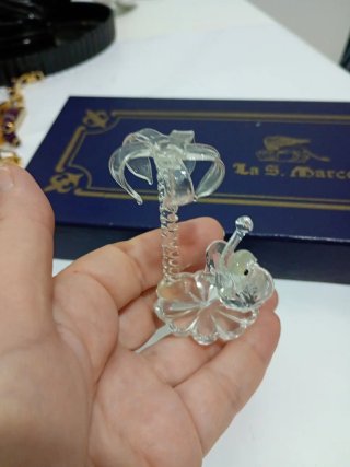 Elefante in cristallo vintage