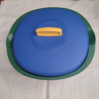 Sopera Azul y Verde de Tupperware.