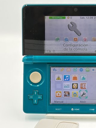 Nintendo 3DS Turchese con Caricatore