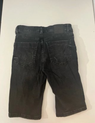 Vaqueros cortos rotos negros Talla XS
