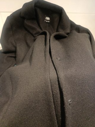 Abrigo ligero paño Zara Talla L