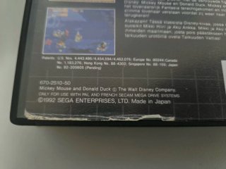 World of Illusion Mega drive Completo Original