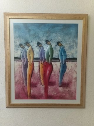 Conjunto de láminas con marco