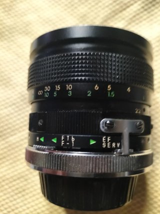 Canon FD= 135mm - Sigma F=28mm - Kenko X2 CFE