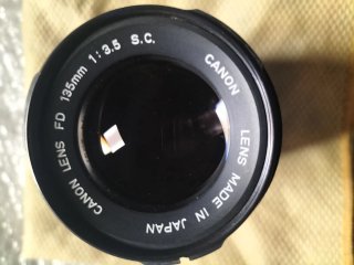 Canon FD= 135mm - Sigma F=28mm - Kenko X2 CFE