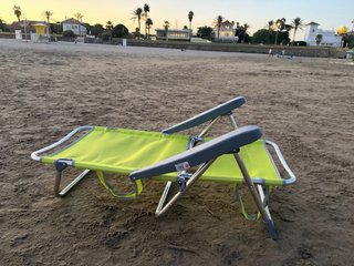 Silla de Playa Plegable Verde