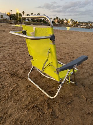 Silla de Playa Plegable Verde