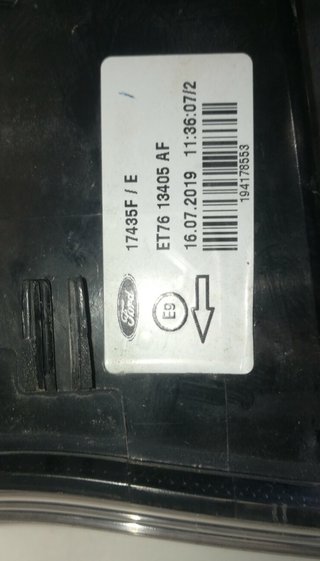 Piloto trasero ford 17435fe tourneo courier 392871