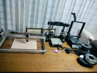 Lote 2 impresoras 3D 1 cortadora Laser LT-80W-AA-P