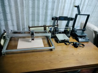 Lote 2 impresoras 3D 1 cortadora Laser LT-80W-AA-P