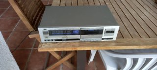 JVC KD-D20 Deck Cassette Estéreo Plata