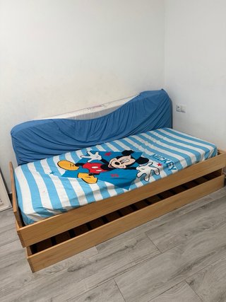 Cama nido individual madera