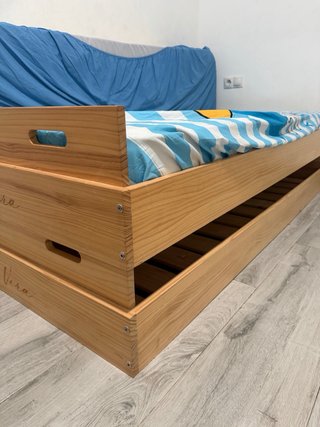 Cama nido individual madera