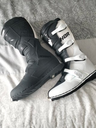 Botas Motocross THOR Blancas