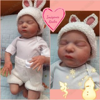 Muñeca reborn bebé silicona