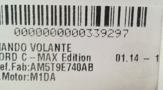 Mando volante ford am5t9e740ab c-max ii 1.6 339297